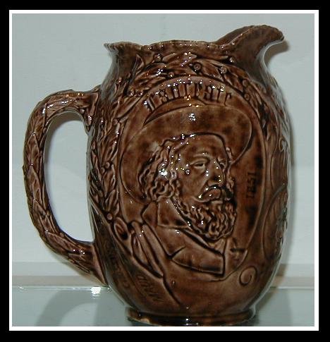 Rare Antique Doulton Lambeth Alfred Lord Tennyson (1 of 6)