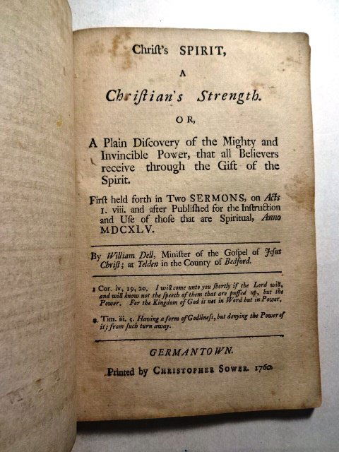 1759 Saur Germantown Sermons Imprint (1 of 2)