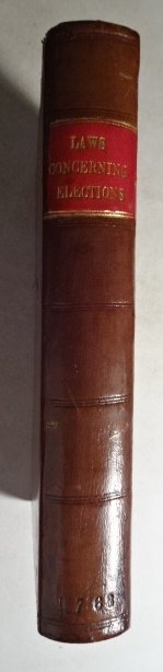 1768 Laws Concerning Elections Parlaiment (1 of 2)