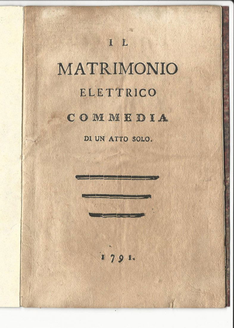 1791 Italian Play The Electric Marraige (1 of 1)