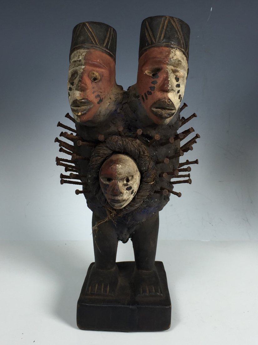Bacongo Three Head Fetish (1 of 4)