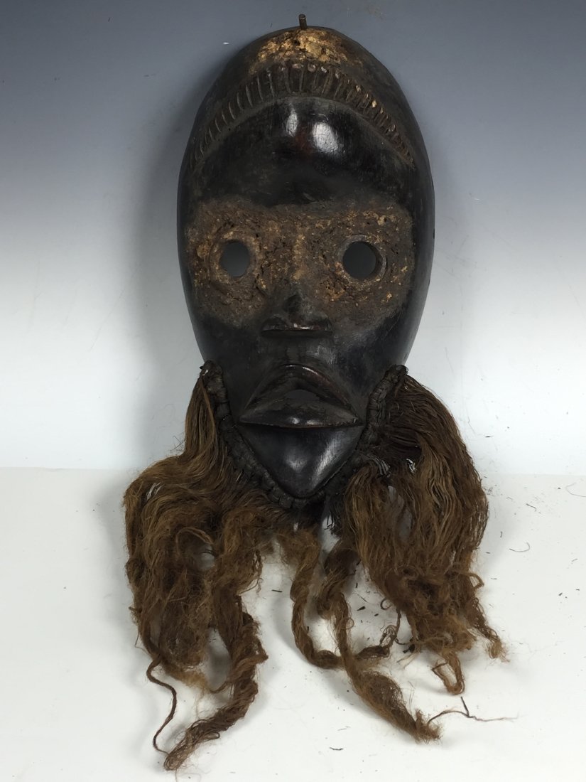 Dan Mask: African Art Dan Mask from Ivory Coast 9"H x 5"W
