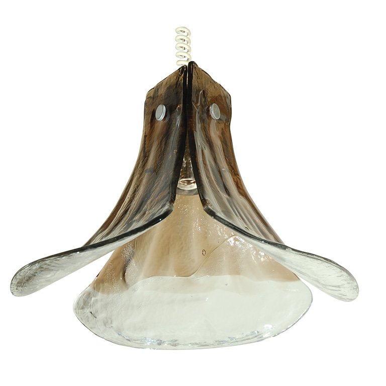 J.T KALMAR CHANDELIER: J.T KALMAR CHANDELIER AUSTRIA 1960 1960'S HAND BLOWN GLASS CHANDELIER BY J.T KALMAR Please note that this lot has a reserve. When you leave a bid in advance of the auction, submit your maximum. LiveAu