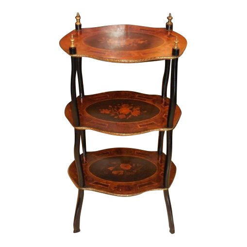 Superb Antique Napoleon III Etagere Bookshelf Whatnot w (1 of 3)