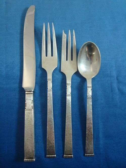 Old Newbury Crafters Sterling Flatware Set in Karen (1 of 6)
