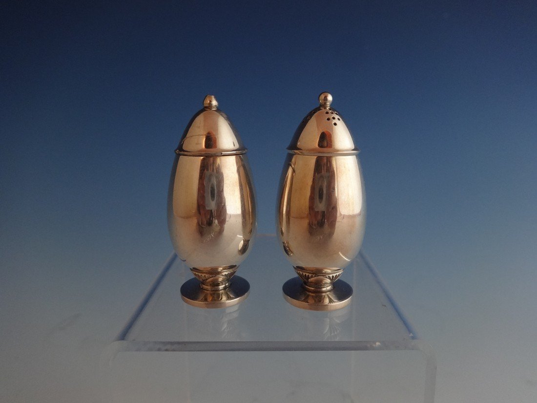 Cactus by Georg Jensen sterling salt & pepper shakers (1 of 5)