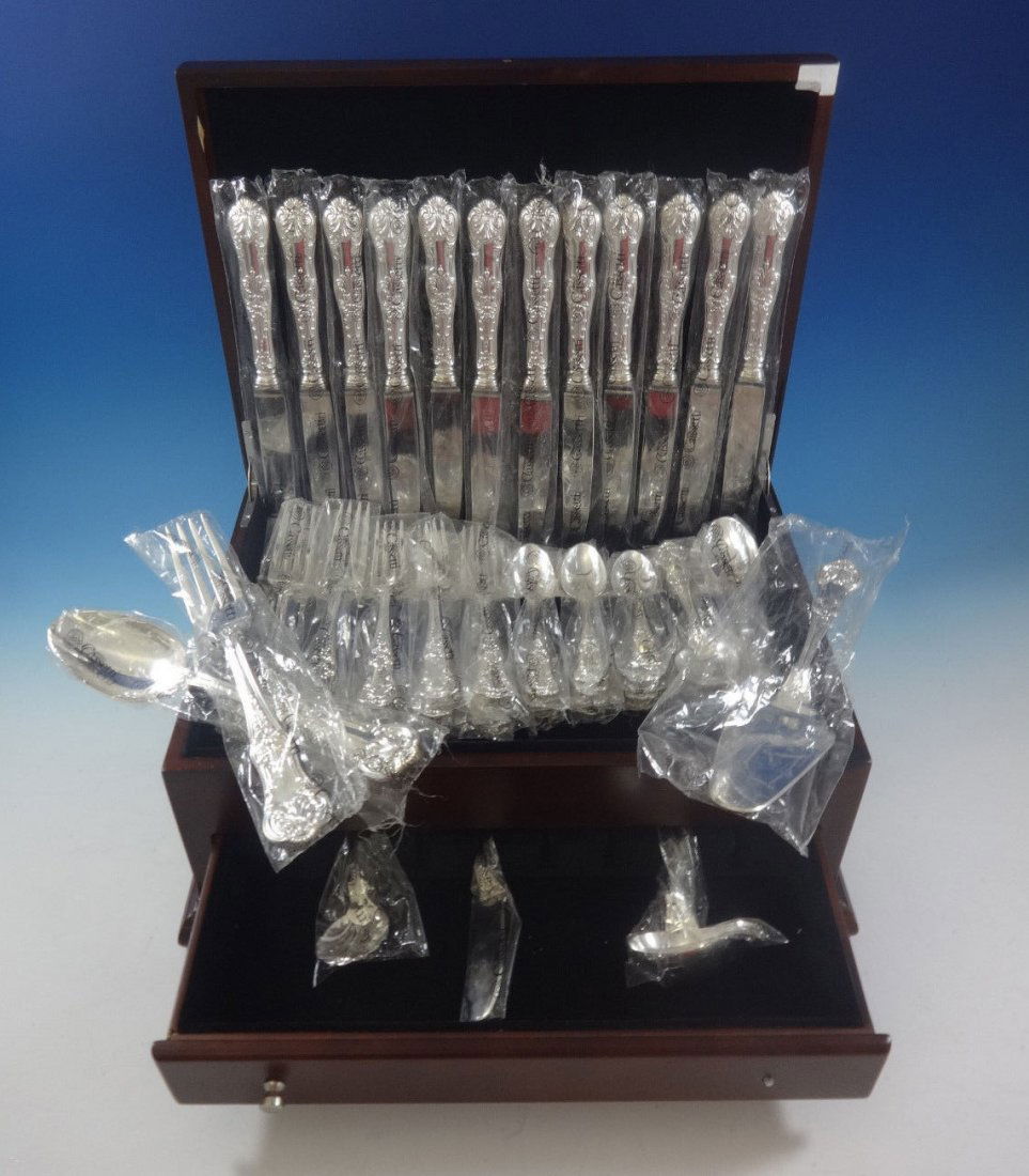 Lorena by Cassetti Sterling Dinner Service for 12 (1 of 7)