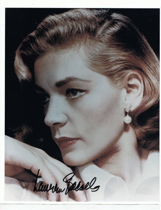 Lauren Bacall - 8 X 10 Photo W/ Certificate: Lauren Bacall - 8x10 Photo W/ Certificate from Todd Mueller. Todd Mueller Began Collecting Autographs in 1978 and Now the Owner of Todd Mueller Autographs. Todd Mueller Has Been in the Autograph Indus