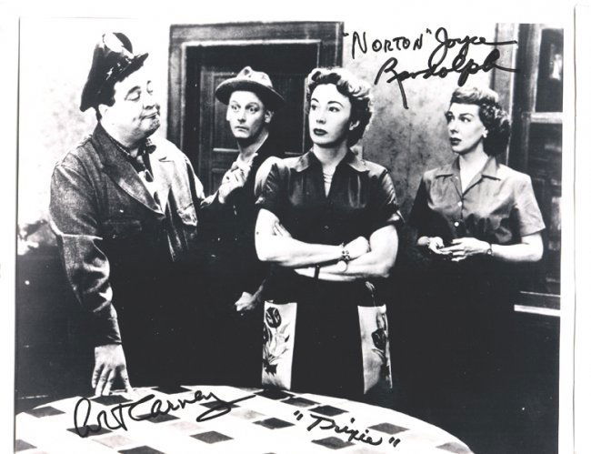 Art Carney & Joyce Randolph - 8x10 Photo W/ Certificate (1 of 1)