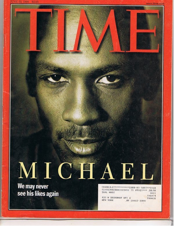 Michael Jordan - Time Magazine March/ April 1990 Issued (1 of 1)