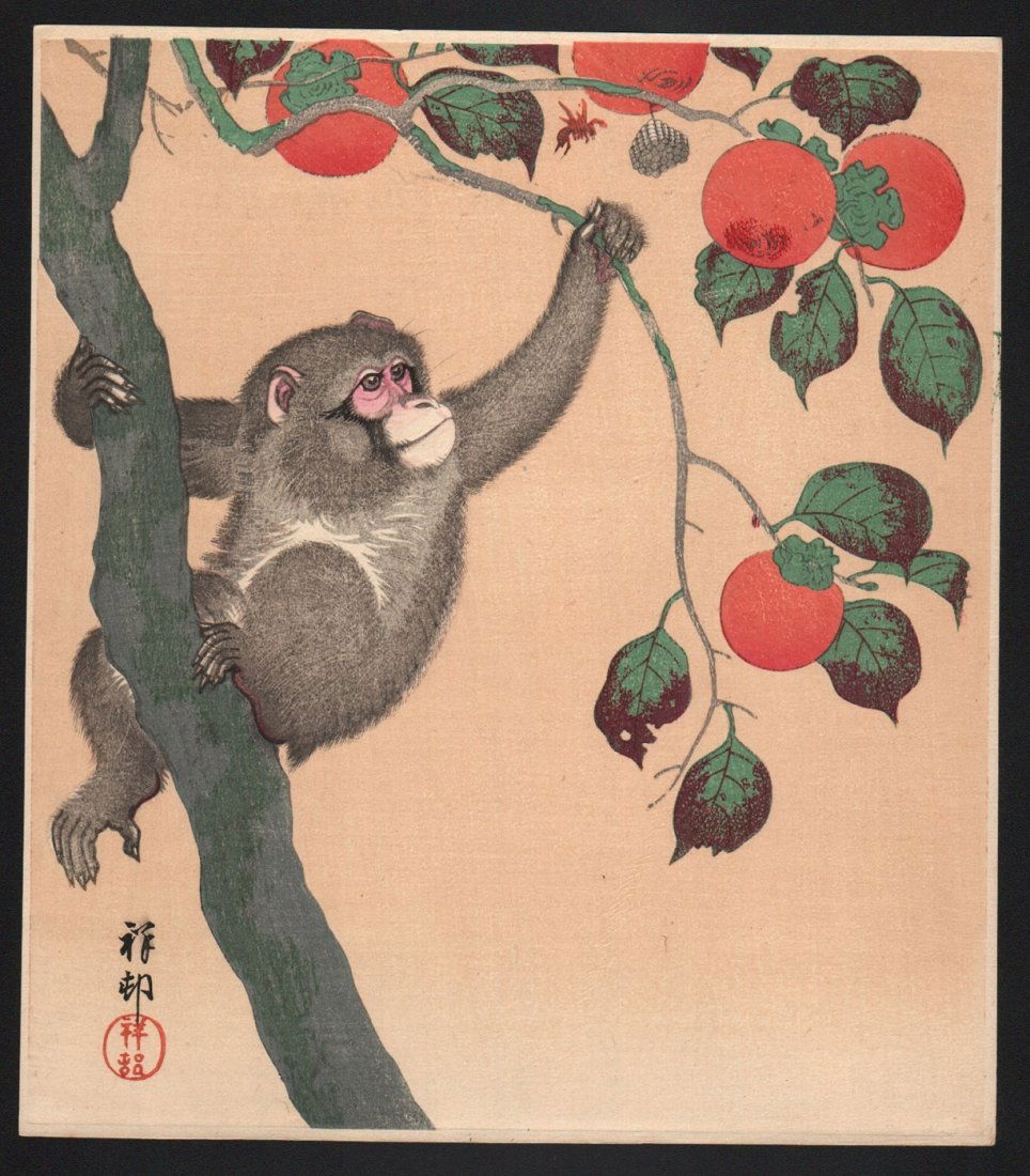 Original Japanese Woodblock Print by Koson (1 of 2)