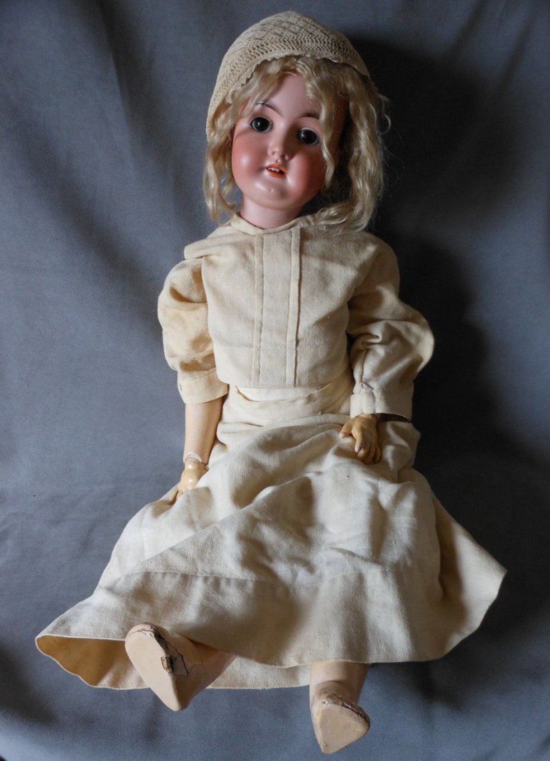 Antique Karl Hartmann Porcelain Doll 26" high Marked (1 of 6)