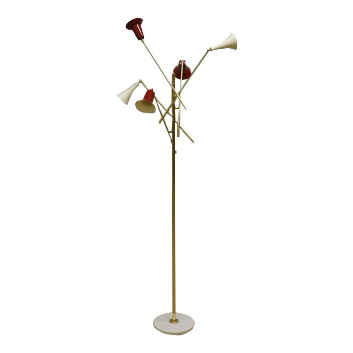 Totally restored articulating all Brass 5 arms Floor (1 of 7)