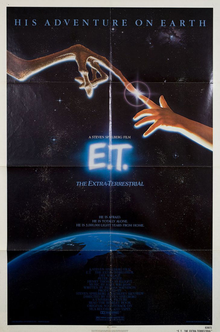 E.T. the Extra-Terrestrial 1982 American One Sheet (1 of 1)
