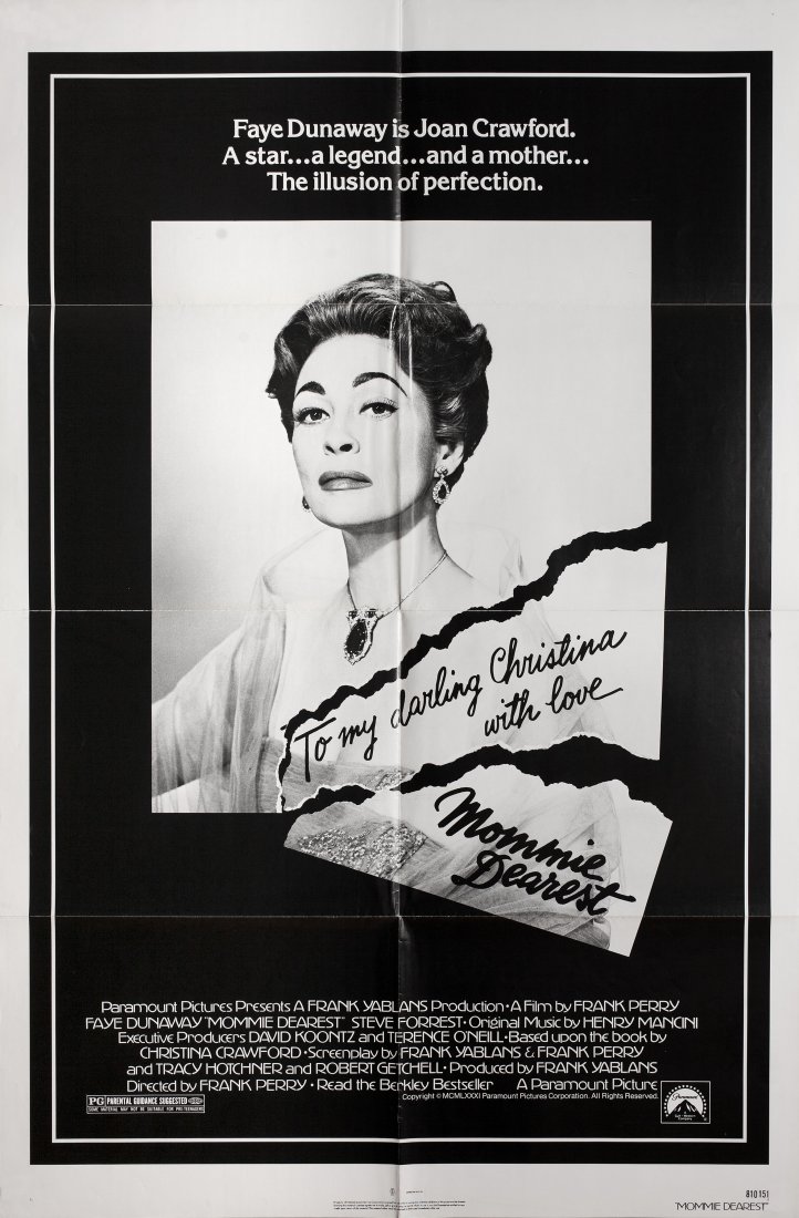 Mommie Dearest 1981 American One Sheet Poster (1 of 1)