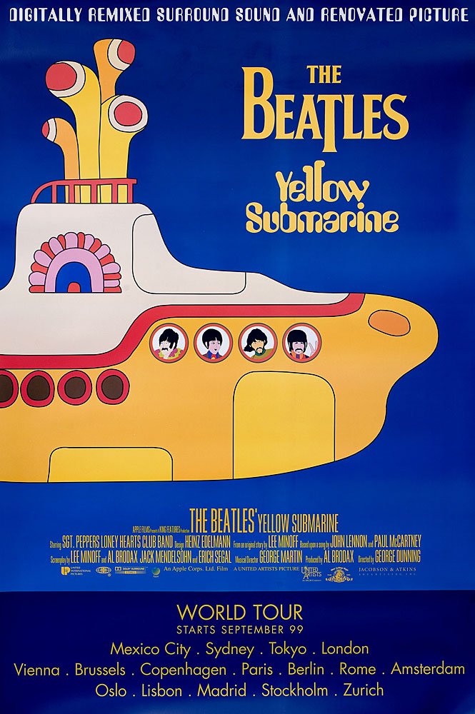 Yellow Submarine R1999 American One Sheet Poster (1 of 1)