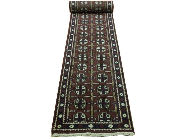 Commercial 20 Feet Long Bokhara Runner 2.6X20' (1 of 6)