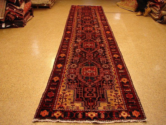 Wide Long 18 Feet Long Vintage Persian Seneh Runner (1 of 4)