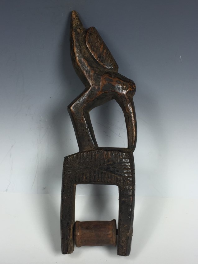 Zoomorphic Baule Pulley (1 of 4)