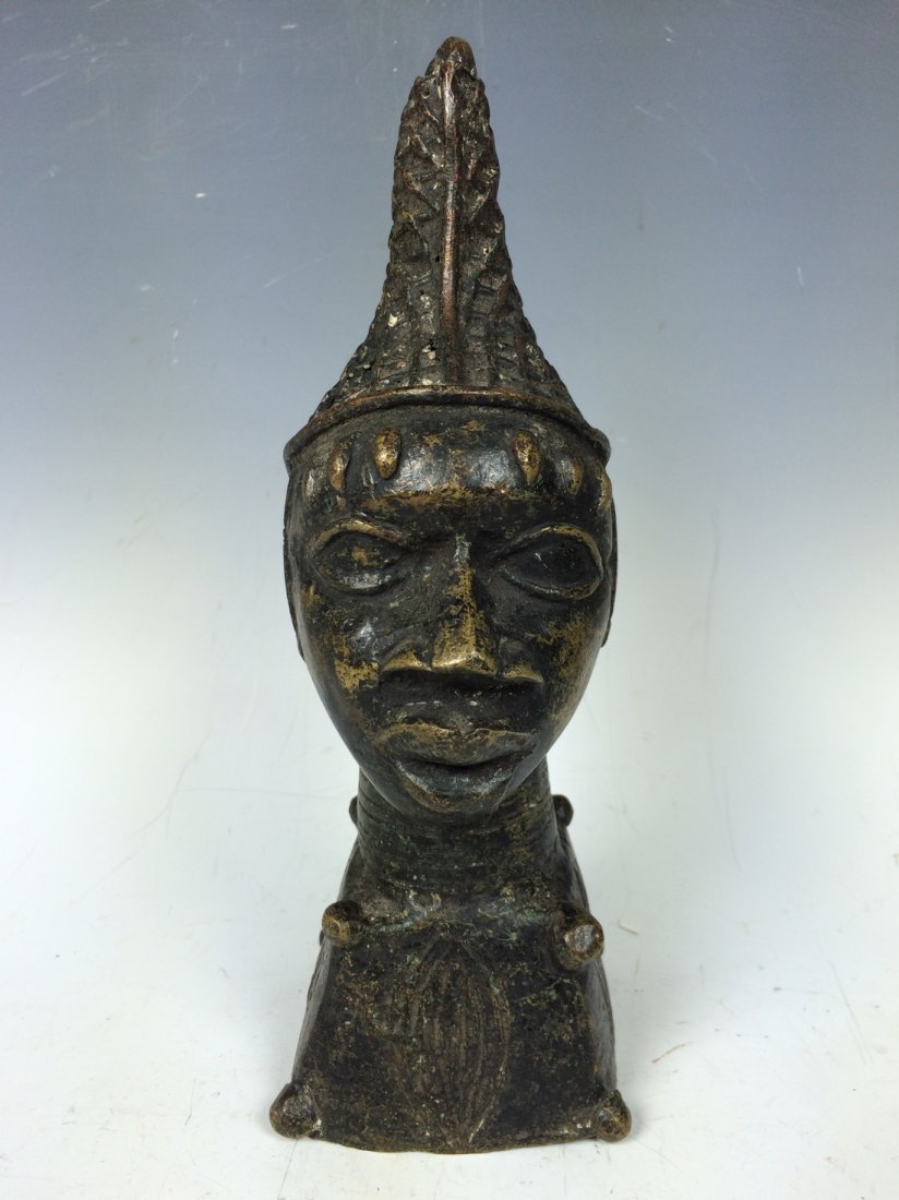 Benin Bronze Head (1 of 4)