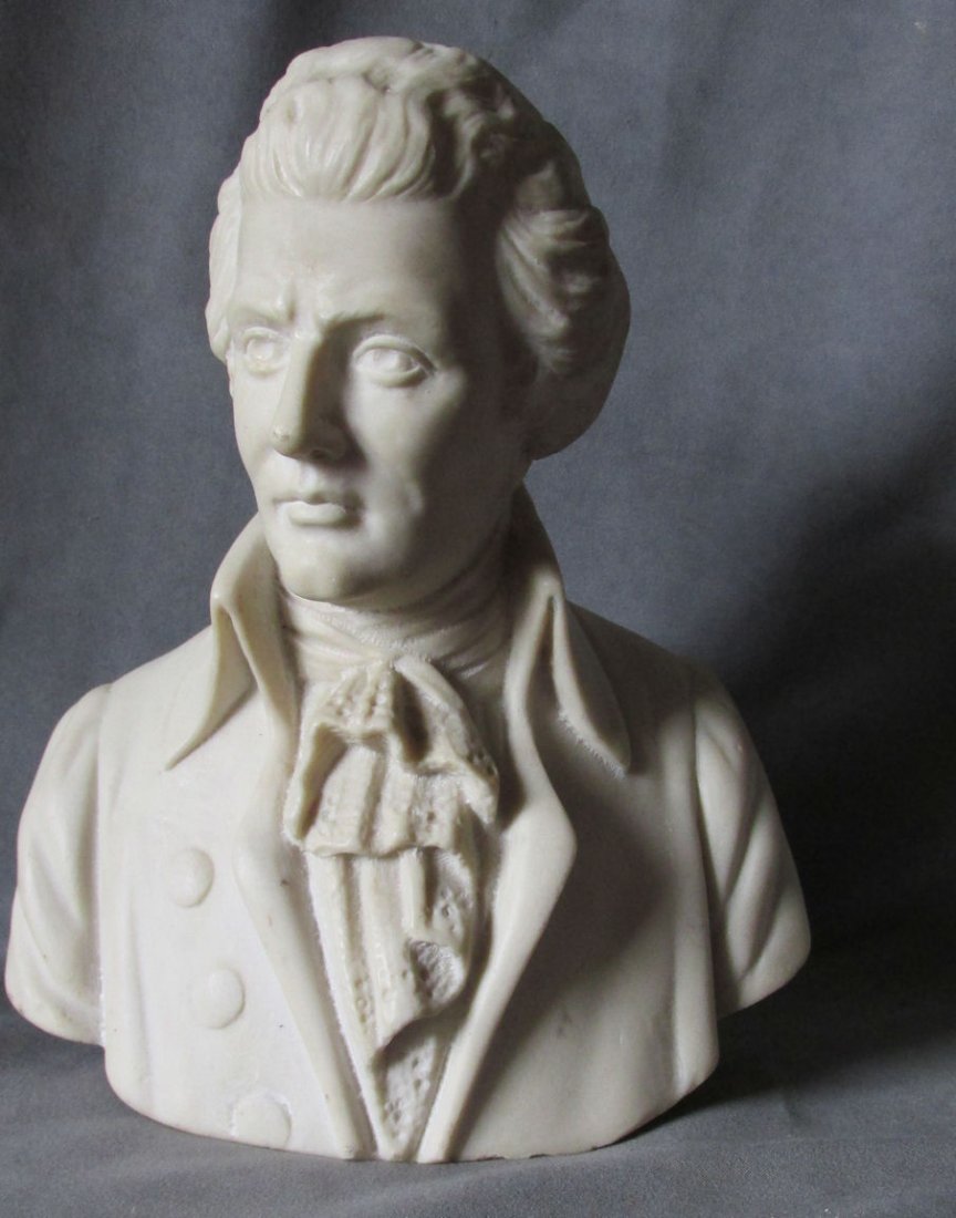 Antique Thomas Jefferson Marble Bust Political (1 of 5)