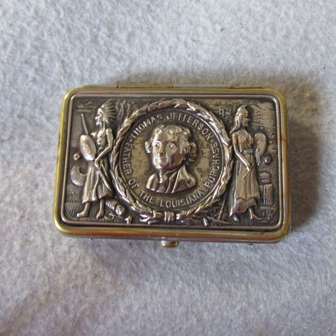 Thomas Jefferson St. Louis World's Fair Snuff or Pill (1 of 4)