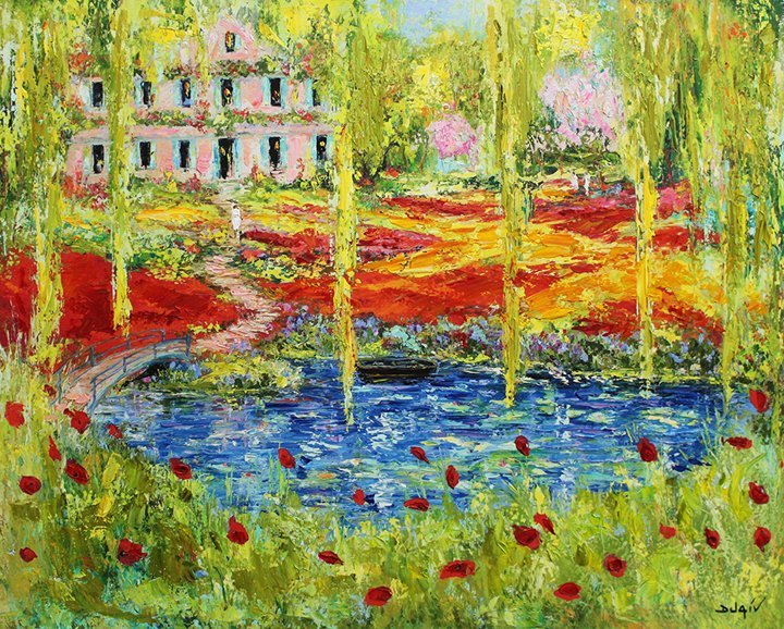 Duaiv Signed Original Custom Framed Mixed Media on (1 of 1)