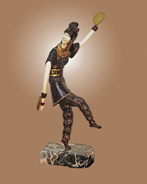 Chiparus Bronze Sculpture Russian Dancer (1 of 1)