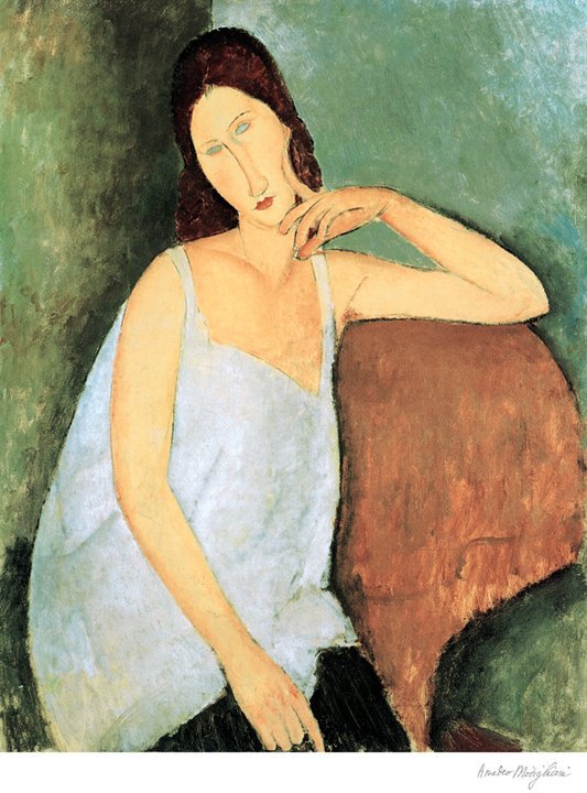After Modigliani Jeanne Hebuterne Lithograph (1 of 1)
