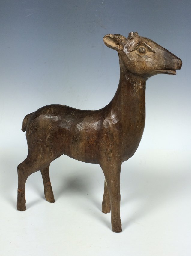 Deer: Philippines Carved Solid Wood Papermache Mold - Deer 9'' H x 8'' W A very impressive hand carved decorative wooden Paper Mache mold. That is made by master craftsmen in the Philippines. All crafted by