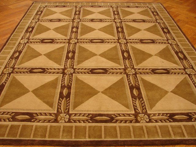 CONTEMPORARY 8X10 HANDMADE NEW NEPALESE RUG (1 of 5)