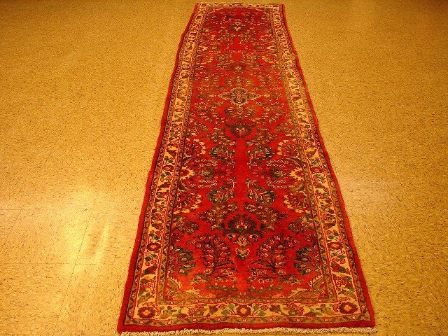 3x12 OLD Persian Sarouk Lilihan Runner IRAN 70's @NR$99 (1 of 5)