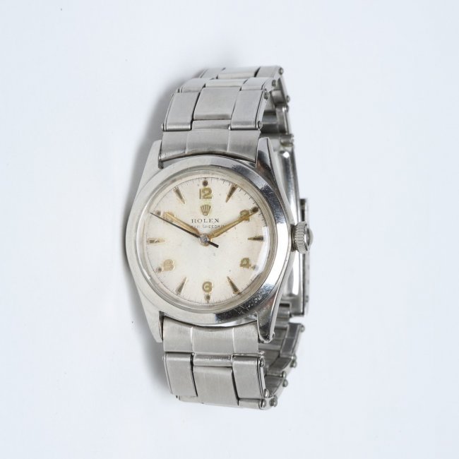 1950s Stainless Steel Rolex Speed King Watch (1 of 4)