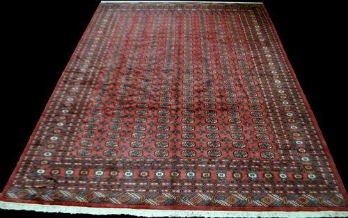 ROOM SIZE VEGETABLE DYE HAND WOVEN BOKHARA (1 of 4)