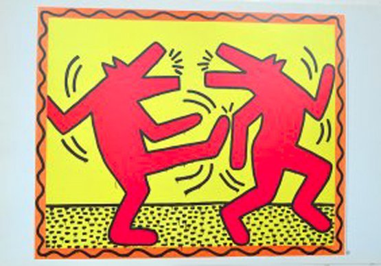 Keath Haring Rare Dance Poster (1 of 1)