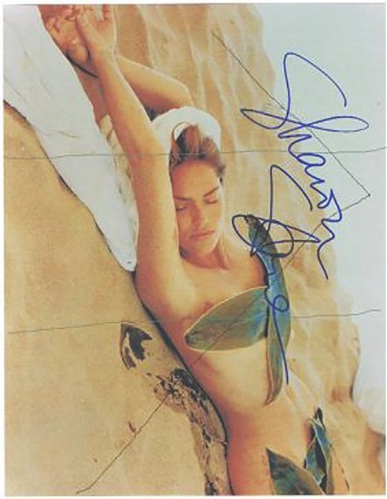 Sharon Stone Super Hot Autographed Hand Signed 8x10 (1 of 1)
