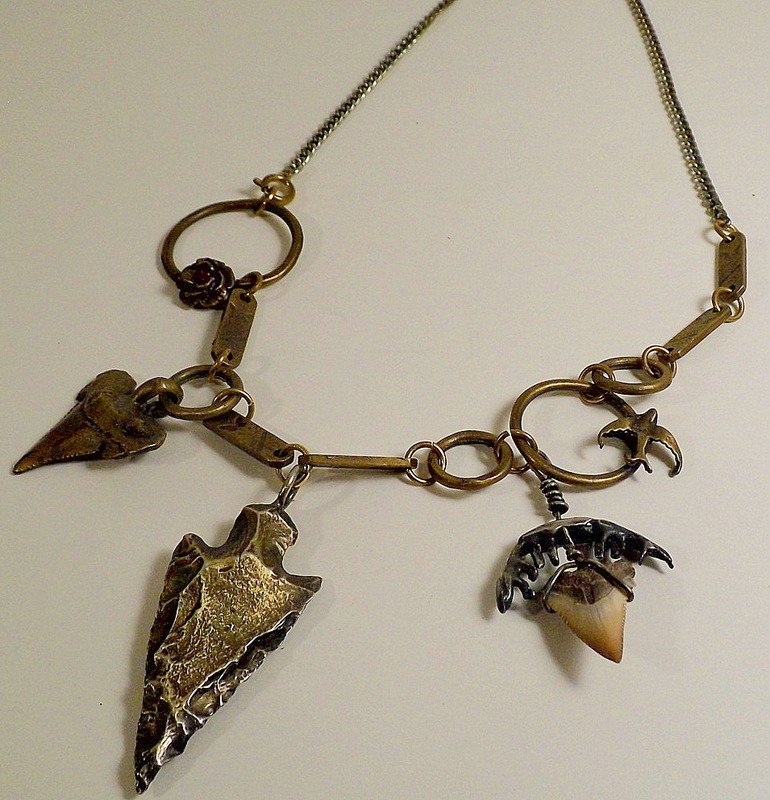 Southwestern Vintage Sterling Silver Arrowhead Charms (1 of 9)