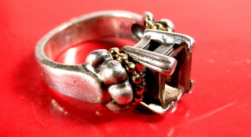 Steven Lagos Sterling Silver 18 Karat Gold Accents Ring (1 of 5)