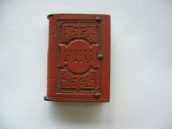 Antique German Figural Book Match Safe (1 of 5)