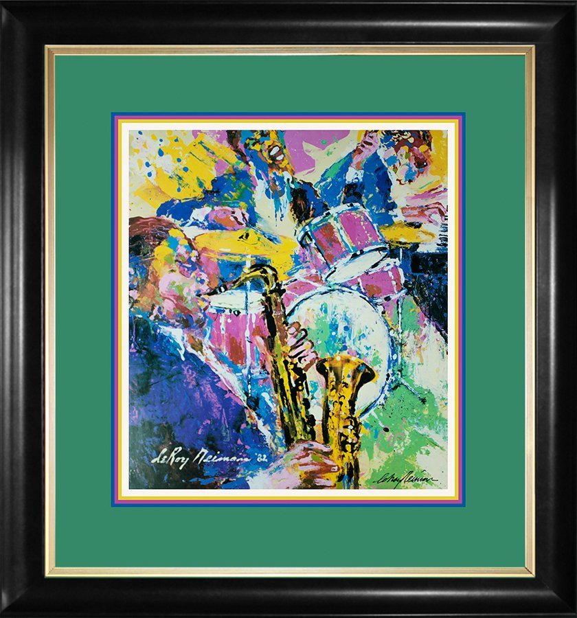 Le Roy Neiman Hand Signed Lithograph Jazz (1 of 1)