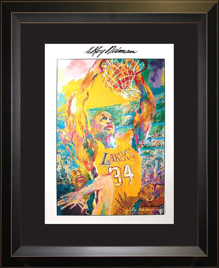 LeRoy Neiman Hand signed Lithograph Basketball (1 of 1)