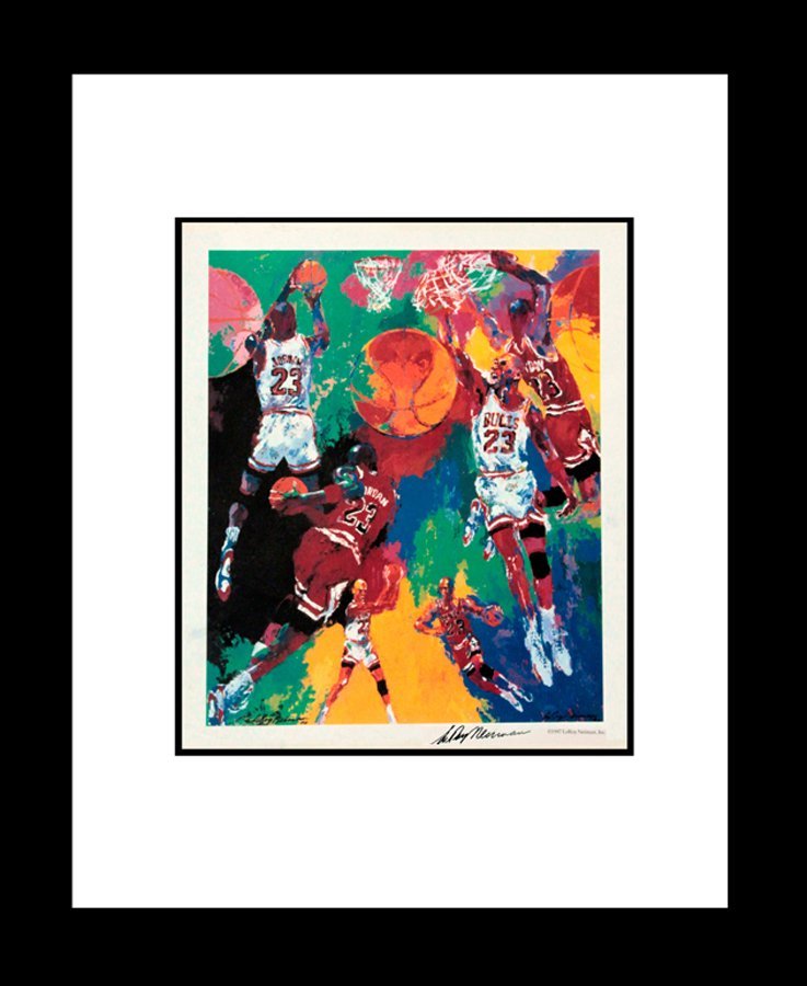 LeRoy Neiman Michael Jordan Lithograph Hand signed (1 of 1)
