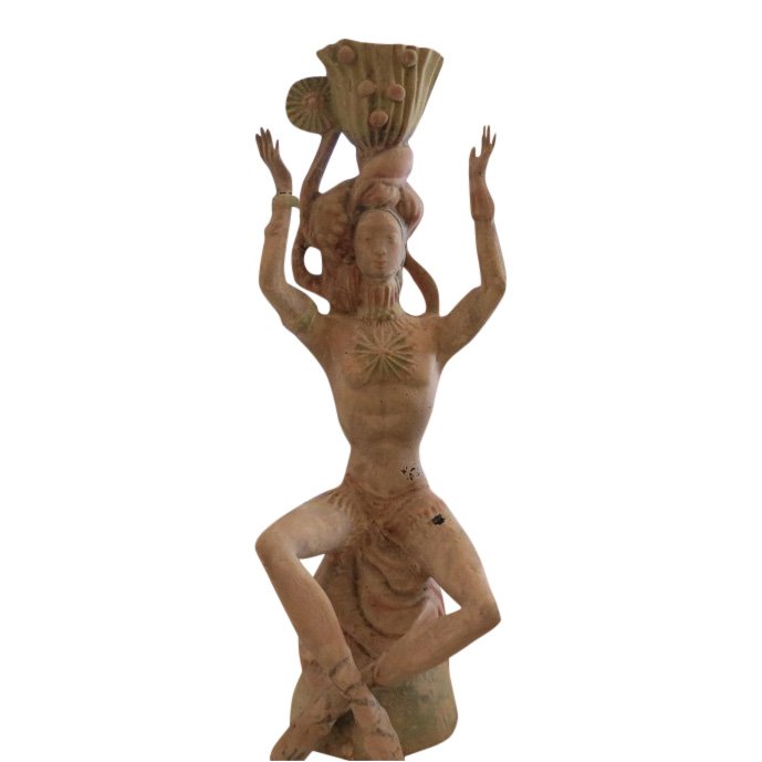 Rare Original Sascha Brastoff 20" Modernist Native (1 of 5)