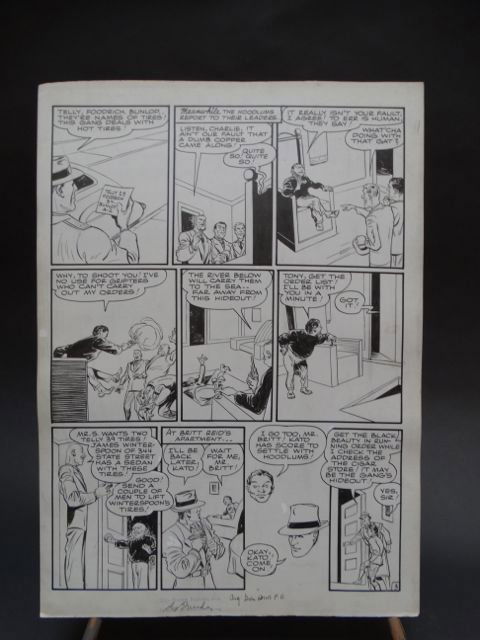 Green Hornet Comic Pen and Ink    BW001 (1 of 7)