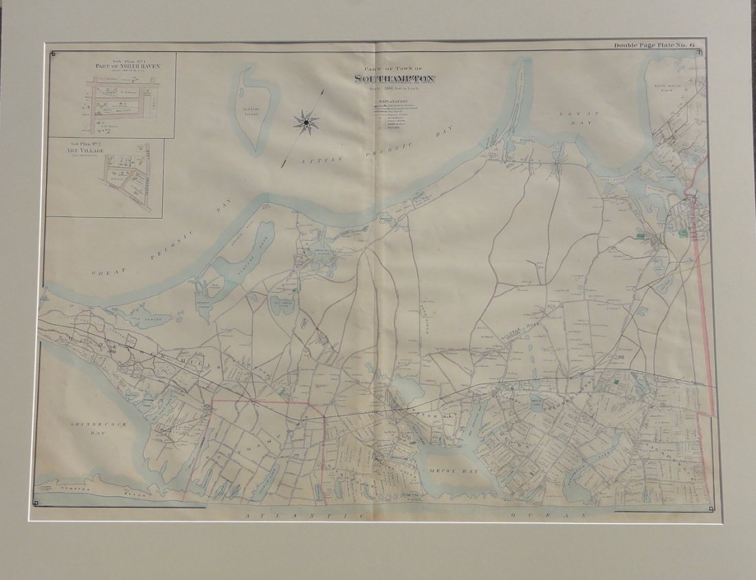 Town of Southampton Map (North Haven & Art Village), (1 of 8)