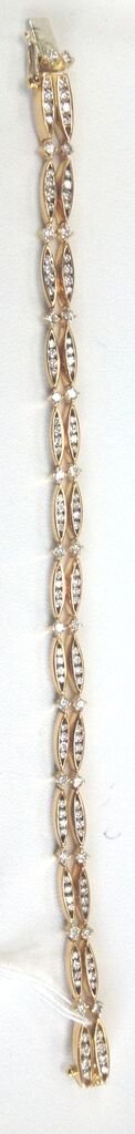 Diamond and Gold Bracelet (1 of 1)