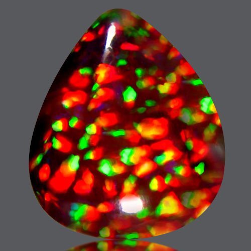 Stunning Full Fire Natural Black Opal 6.56 carats (1 of 1)