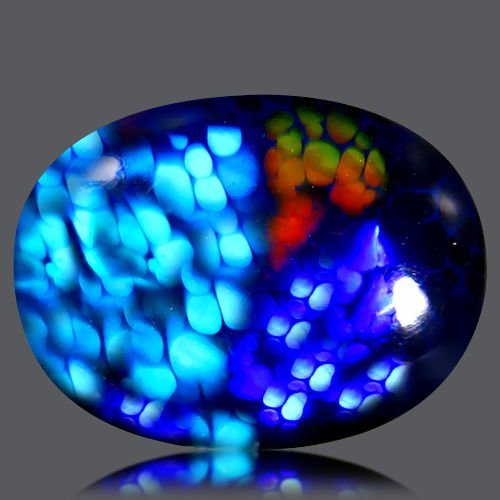 Stunning Full Fire Natural Black Opal 5.95 carats (1 of 1)