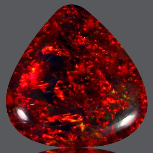 Stunning Full Fire Natural Black Opal 7.09 carats (1 of 1)