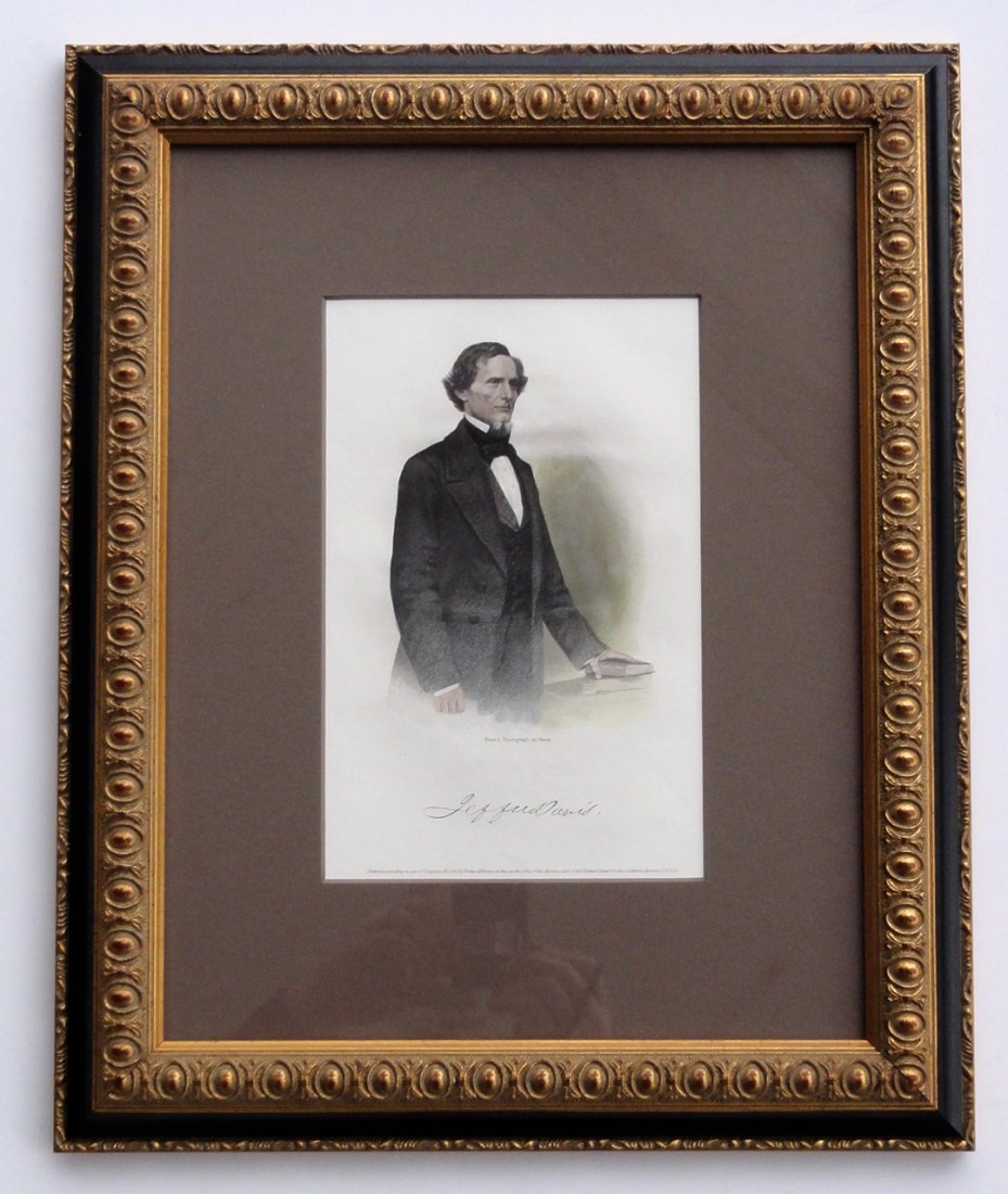 Portrait of Jefferson Davis by Brady, 1866 (1 of 6)